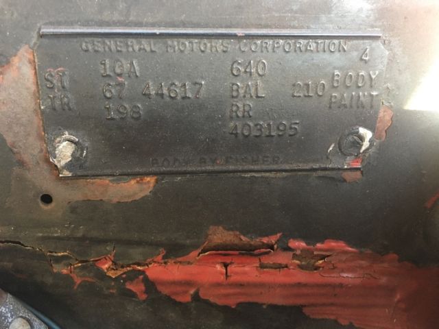 1967 Red Buick Skylark Coupe