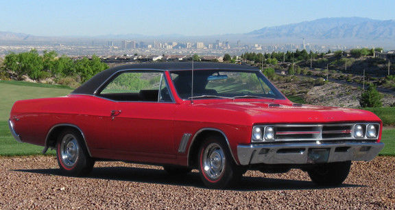 1967 Red Buick GS 400 Coupe