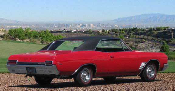 1967 Red Buick GS 400 Coupe