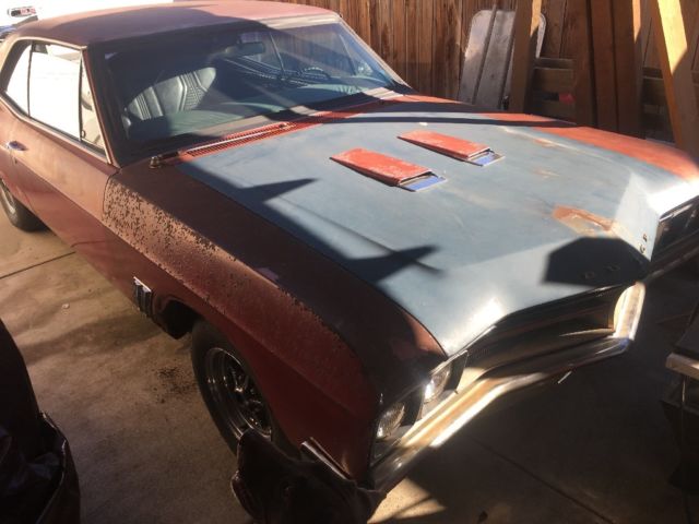 1967 Red Buick Skylark Coupe