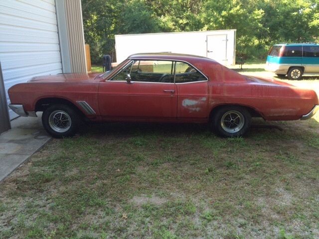 1967 Red Buick Skylark Coupe