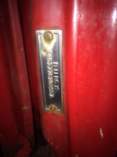 1967 Red Buick Skylark Coupe