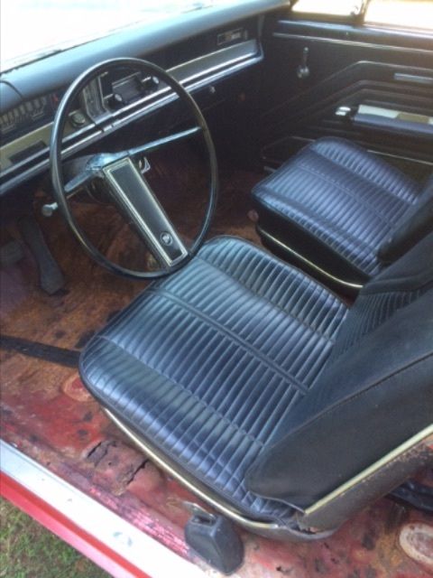 1967 Red Buick Skylark Coupe