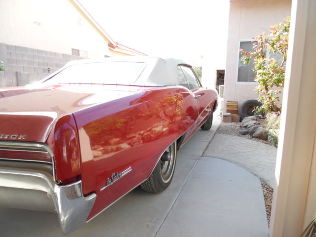 1967 Red Buick LeSabre Convertible