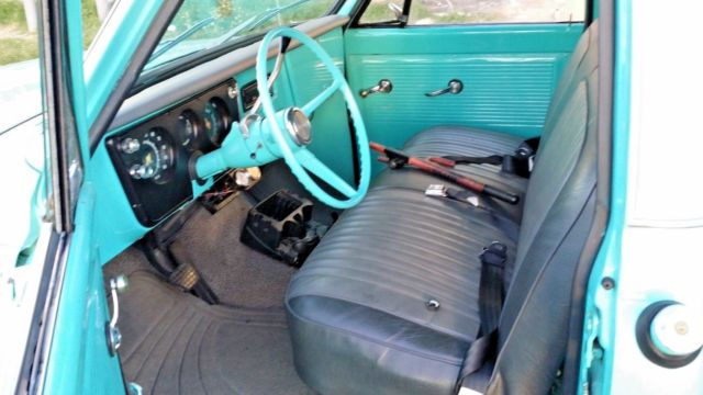 1967 Teal Chevrolet C-10 shortbox