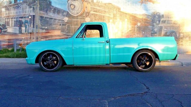 1967 Teal Chevrolet C-10 shortbox