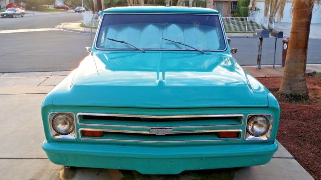 1967 Teal Chevrolet C-10 shortbox