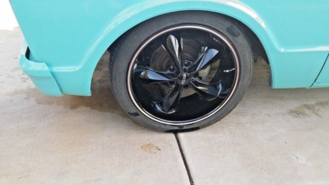 1967 Teal Chevrolet C-10 shortbox