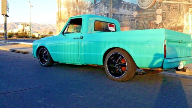 1967 Teal Chevrolet C-10 shortbox