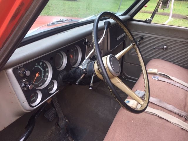 1967 Orange Chevrolet C-10