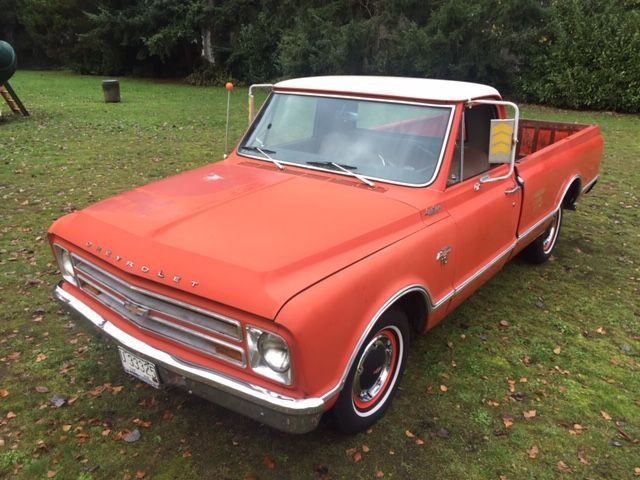 1967 Orange Chevrolet C-10