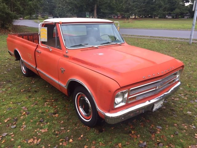 1967 Orange Chevrolet C-10