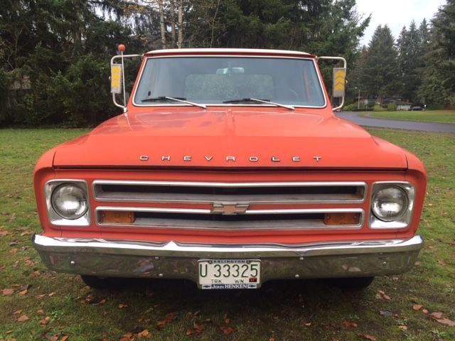 1967 Orange Chevrolet C-10