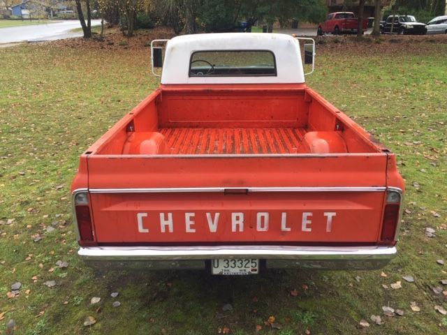 1967 Orange Chevrolet C-10
