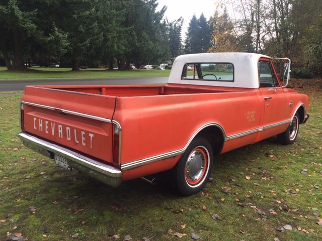 1967 Orange Chevrolet C-10