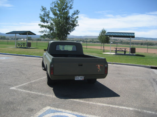 1967 olive drab Chevrolet C-10 Standard Cab Pickup