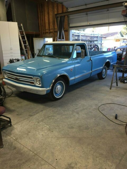 1967 Blue Chevrolet C-10