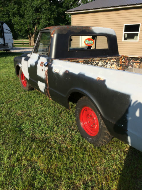 1967 black Chevrolet C-10 truck