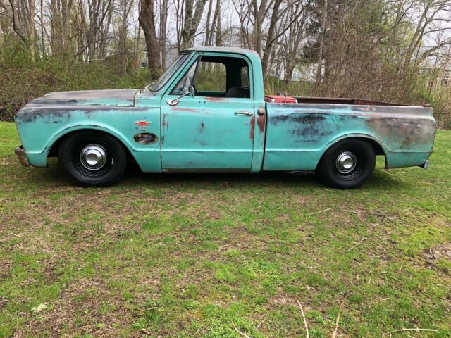 1967 Green Chevrolet C-10 SHORT BED PICKUP
