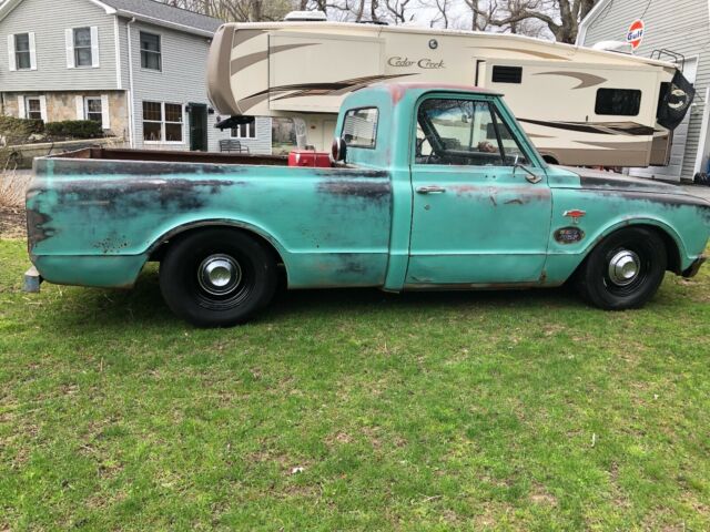 1967 Green Chevrolet C-10 SHORT BED PICKUP