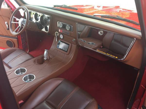 1967 Red Chevrolet C-10 Standard Cab Pickup