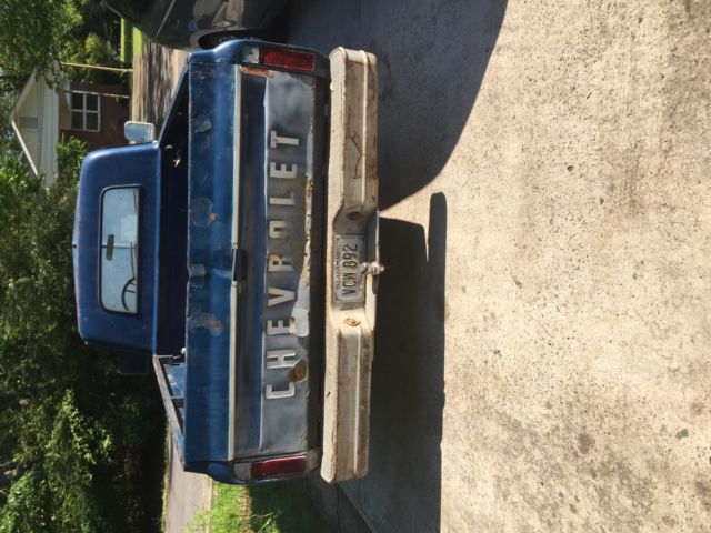 1967 Blue Chevrolet C-10 Standard Cab Pickup