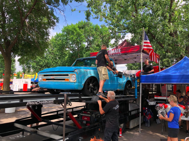 1967 Blue Chevrolet C-10