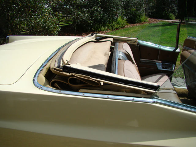 1967 Yellow Cadillac DeVille Convertible