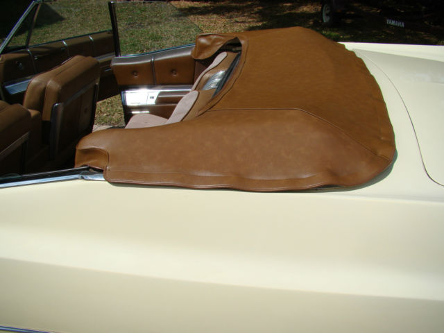 1967 Yellow Cadillac DeVille Convertible
