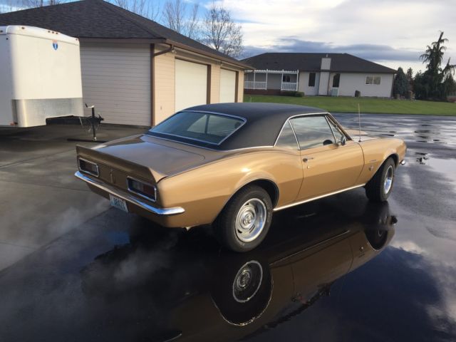 1967 Gold Chevrolet Camaro