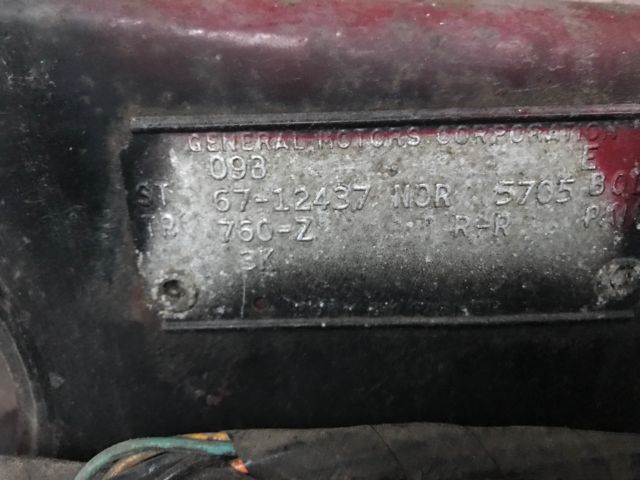 1967 Black Chevrolet Camaro