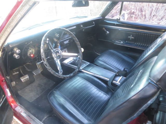 1967 Burgundy Chevrolet Camaro Coupe