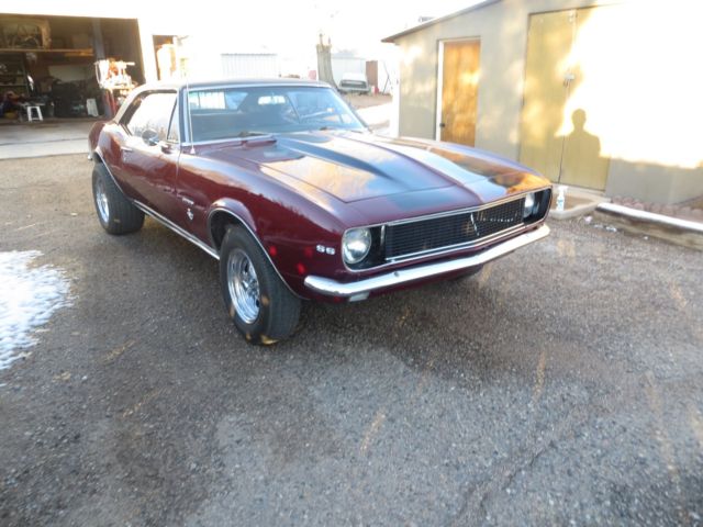 1967 Burgundy Chevrolet Camaro Coupe