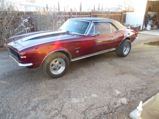 1967 Burgundy Chevrolet Camaro Coupe