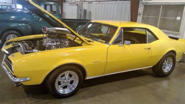 1967 Yellow Chevrolet Camaro