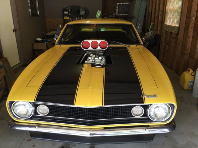 1967 Yellow Chevrolet Camaro