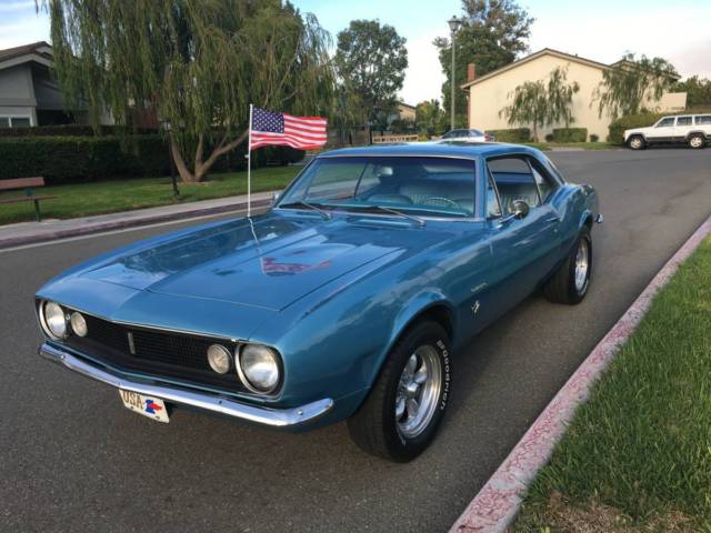 1967 Blue Chevrolet Camaro Coupe