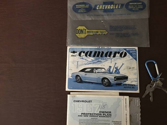 1967 Blue Chevrolet Camaro Coupe