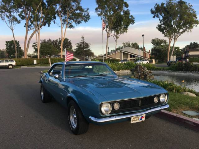 1967 Blue Chevrolet Camaro Coupe