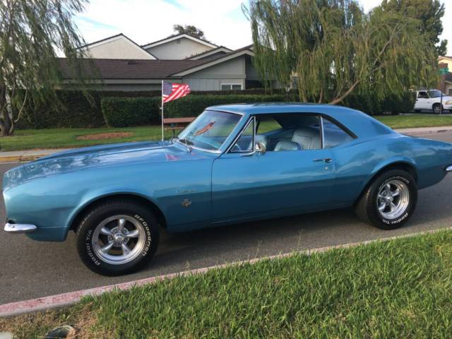 1967 Blue Chevrolet Camaro Coupe