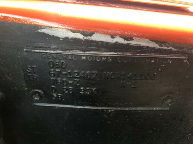 1967 Chevrolet Camaro Convertible
