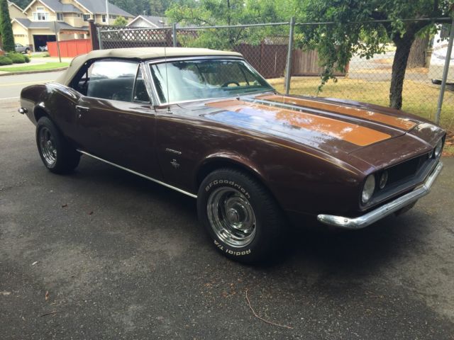 1967 Brown Chevrolet Camaro