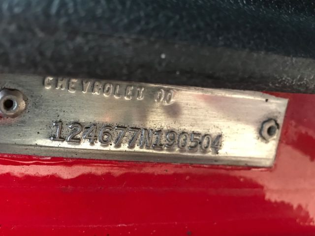 1967 Red Chevrolet Camaro Convertible