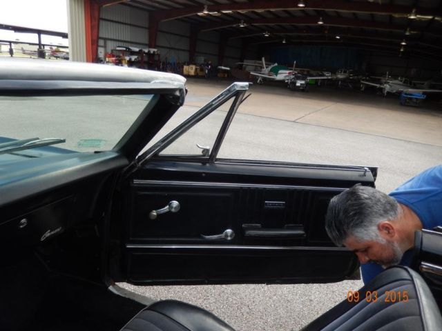 1967 Blue Chevrolet Camaro Convertible