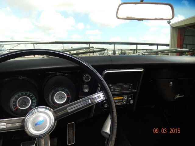 1967 Blue Chevrolet Camaro Convertible