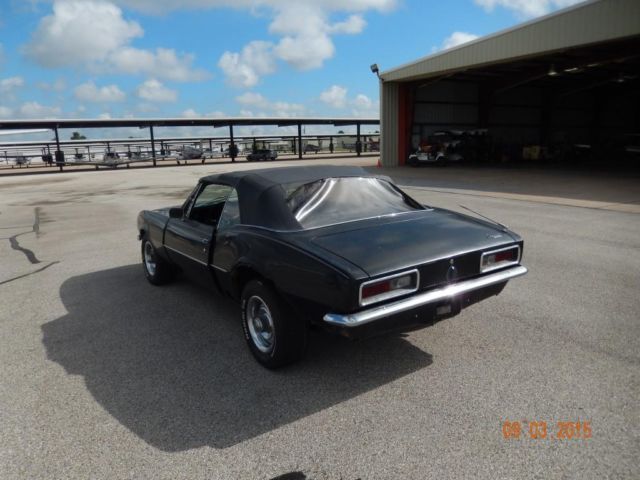 1967 Blue Chevrolet Camaro Convertible