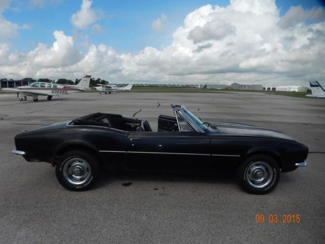 1967 Blue Chevrolet Camaro Convertible