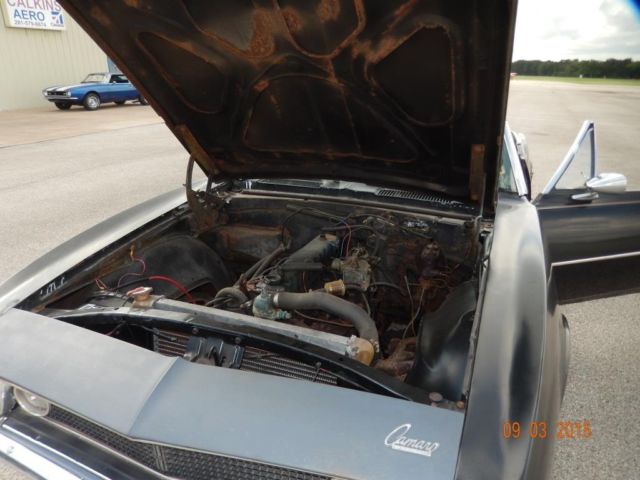 1967 Blue Chevrolet Camaro Convertible