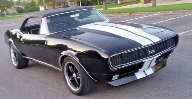 1967 Black Chevrolet Camaro Convertible