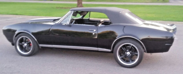 1967 Black Chevrolet Camaro Convertible